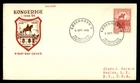Mayfairstamps Denmark FDC 1955 Statue Kongerige I 1000 Yrs First Day Cover aax_4