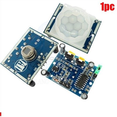 1Pcs Pyroelectric Infrared M3 Sensor Module HC-SR501 Human Ic New nf