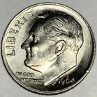 1964 P Roosevelt Dime ~ Choice BU Brilliant Uncirculated ~ US Coin - 1806