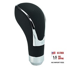 Leather Shift Knob Cool Car Gear Stick Shifter Lever Handle Head Black Leather Shift Knob Cool Car Gear Stick Shifter Lever Handle Head Black