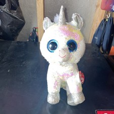 TY Flippables Reversible Sequin 10” DIAMOND the Unicorn Medium Plush