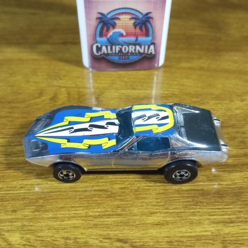 Hot Wheels Super Chromes 6-Pack Corvette Stingray BW Blackwall Hong Kong 1977 - Picture 2 of 8