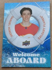 2024-25 Upper Deck Series 2 Welcome Aboard Speckled Samuel Honzek #WA-18