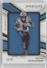 2023 Panini Immaculate Clearly Jerseys 36/99 Miles Sanders #CIJ-MS 18ap