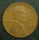 1938 Lincoln Wheat Cent