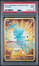Carta Rara Celebrazioni Pokémon 2021 Mew Holo PSA 9 Mint 025/025 TCG