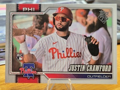 2026 TOPPS JUSTIN CRAWFORD ROOKIE IMAGE VARIATION #700 PHILADELPHIA PHILLIES