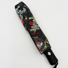 ED HARDY LOVE KILLS SLOWLY COMPACT UMBRELLA NWT