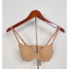 SKIMS Fits Everybody T-Shirt Bra Women's 34C Ochre Smooth Underwire Buttery New