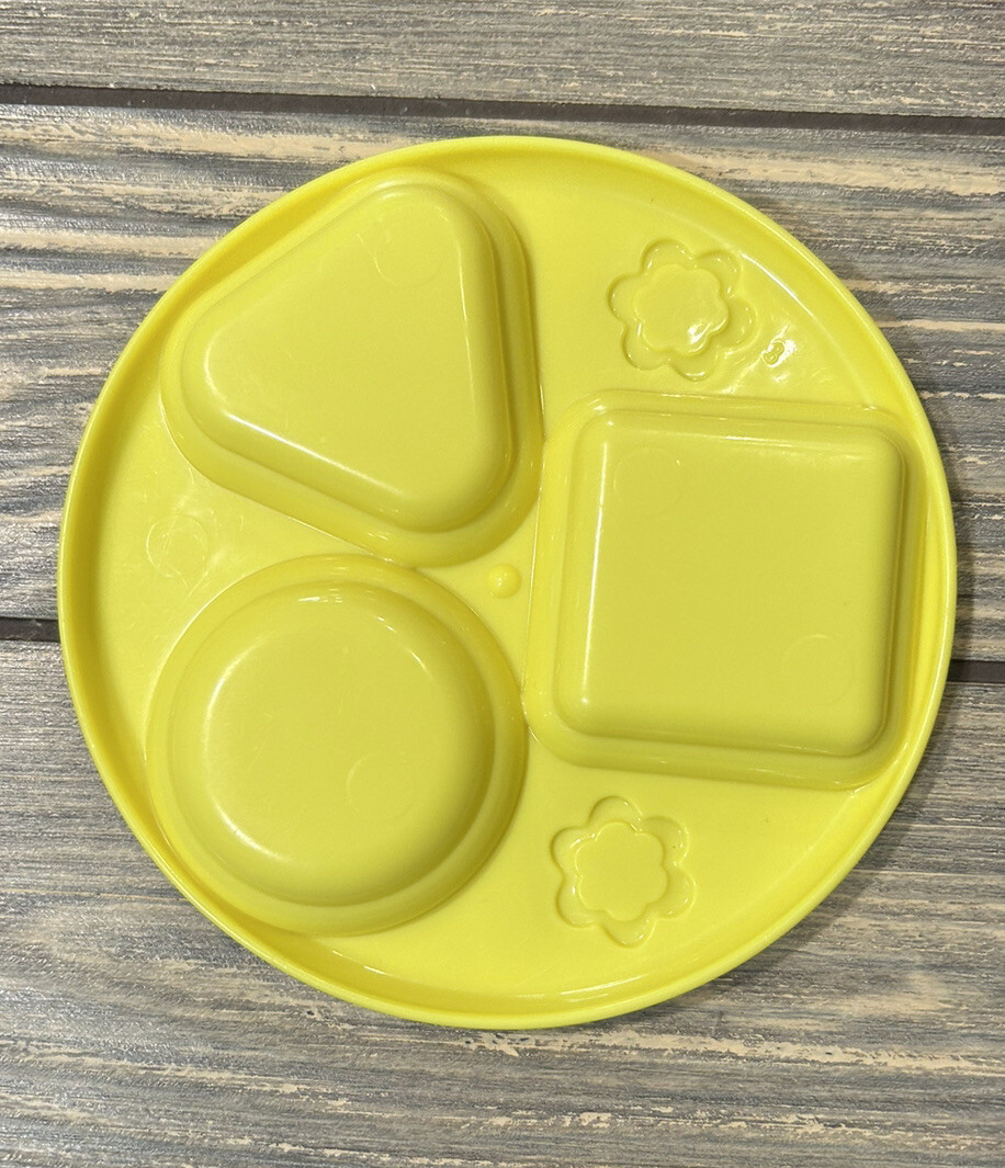Leap Frog Shapes and Sharing Picnic Basket Replacement Piece Yellow Plate eBay
