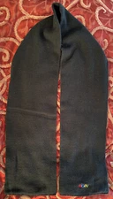 New Port & Company Soft Black Knit Official eBay Scarf Embroidered Logo 68” x 9”
