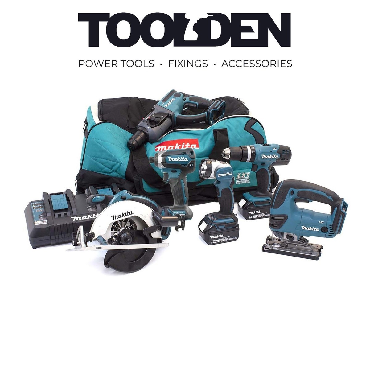 Makita DLX6068PT LXT 18V Piece Kit with 3x Batteries