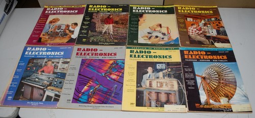 Rare Radio Electronics Magazine 8 Issues 1953+1955  Ships Worldwide 