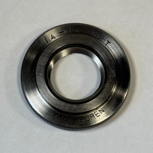 3/4-14 NPT Thread Ring Gage - Van Keuren