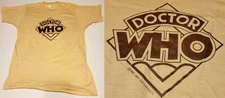 DOCTOR WHO Official BBC TV Series Vtg 1980 Super Screen Stars T-SHIRT ~New~ READ