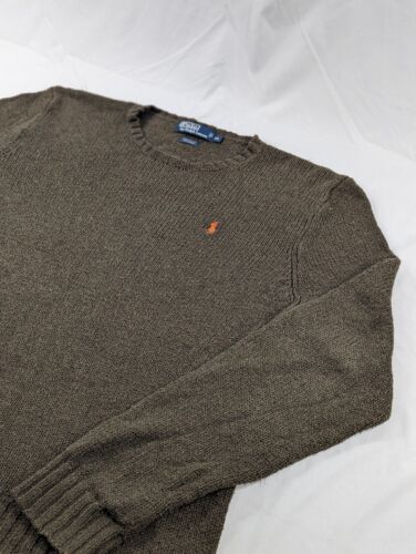 Vintage Polo Ralph Lauren Sweater XL Cotton Linen 