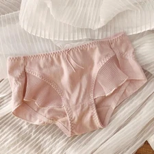 Japanese School Girls Cotton Panties Knickers Briefs Low Waist Cute Ruffles New