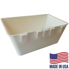 Pinnon Hatch Farms 6 Pack White 1/2 Gallon/64 Fl Oz Hanging Cage Cups