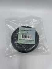Essential Values Sink Stopper  STP-PL - Black Plastic Sink Drain Stopper