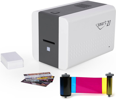 Kit de impresora simple de tarjetas de identificación SMART-21S con software sol