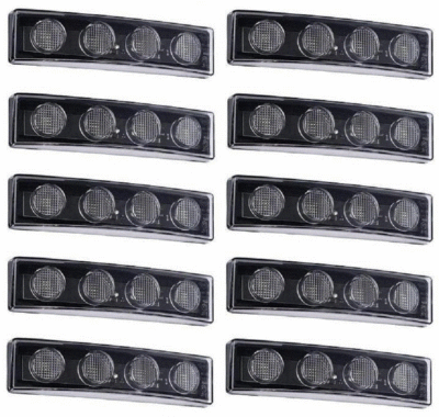 10x Cabin Roof White 24V LED Sun Visor Lights for SCANIA R ...