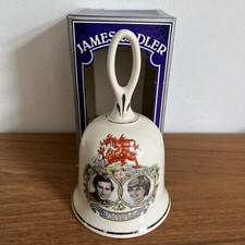 Charles And Diana ROYAL WEDDING BONE CHINA BELL (1981). By James Sadler.