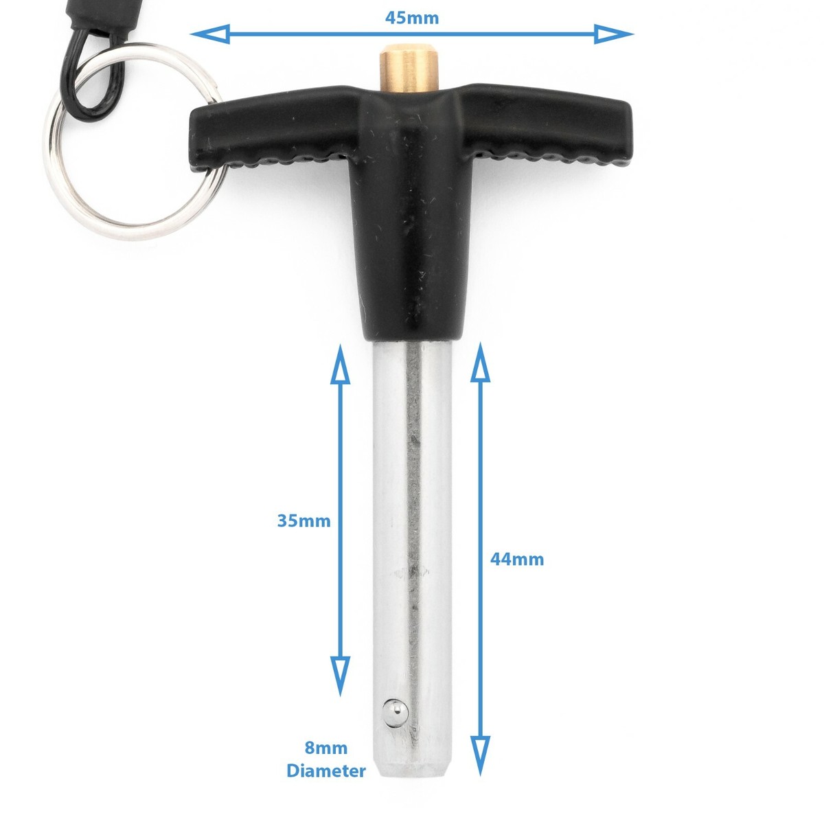 Sicherheits-Ball-Lock-Pin 8 Mm – Verwendbare Län Produktbild-Vorschau 5