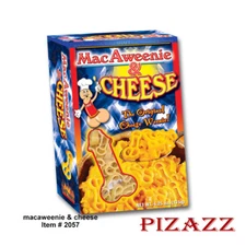 Pasta Penis Shaped MacAweenie & Cheese For Bachelorette Parties, 6.25 oz /175 gr