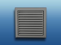 LüFtungsgitter Wetterschutzgitter Abluftgitter Mv Mit Flansch