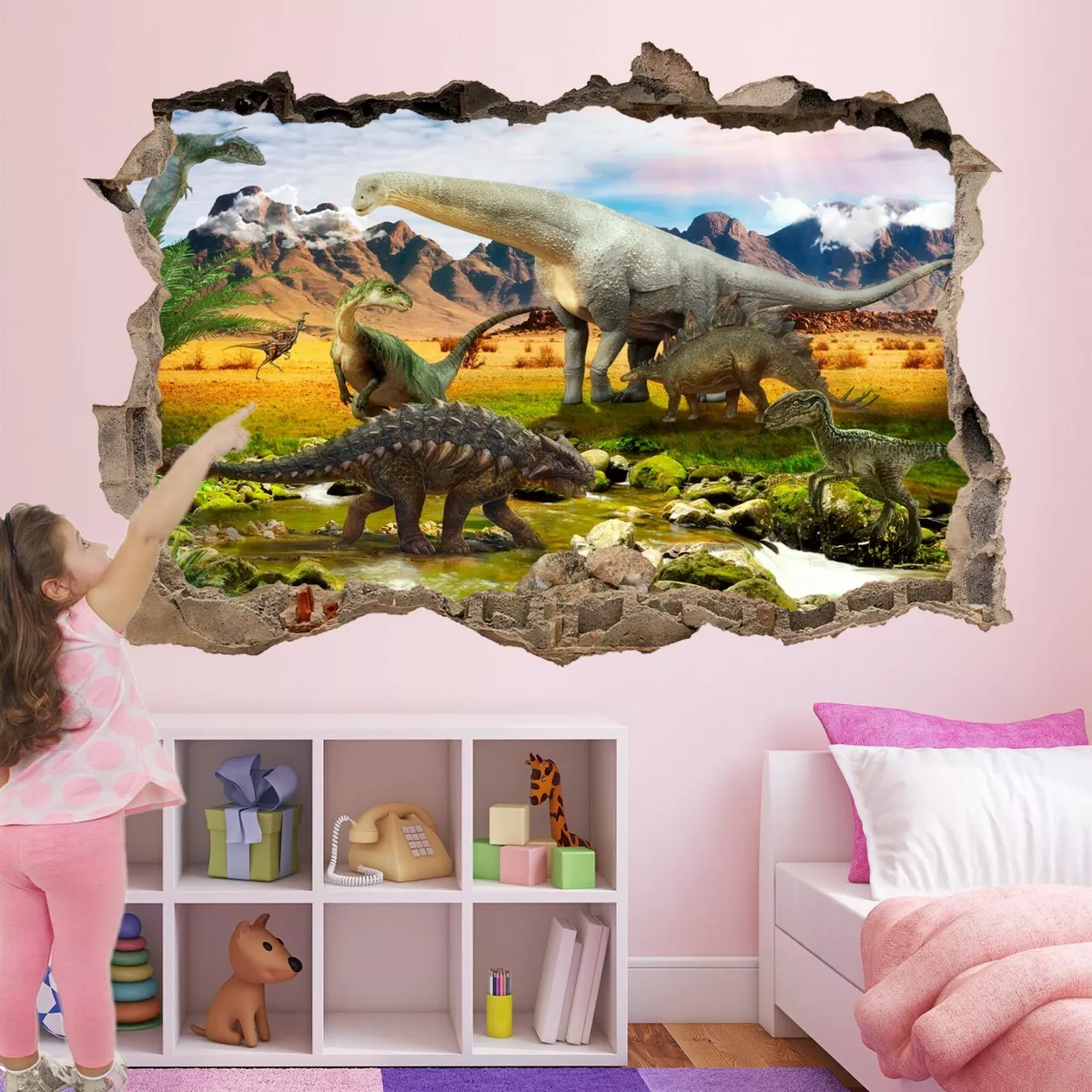 Wall mural stickers top