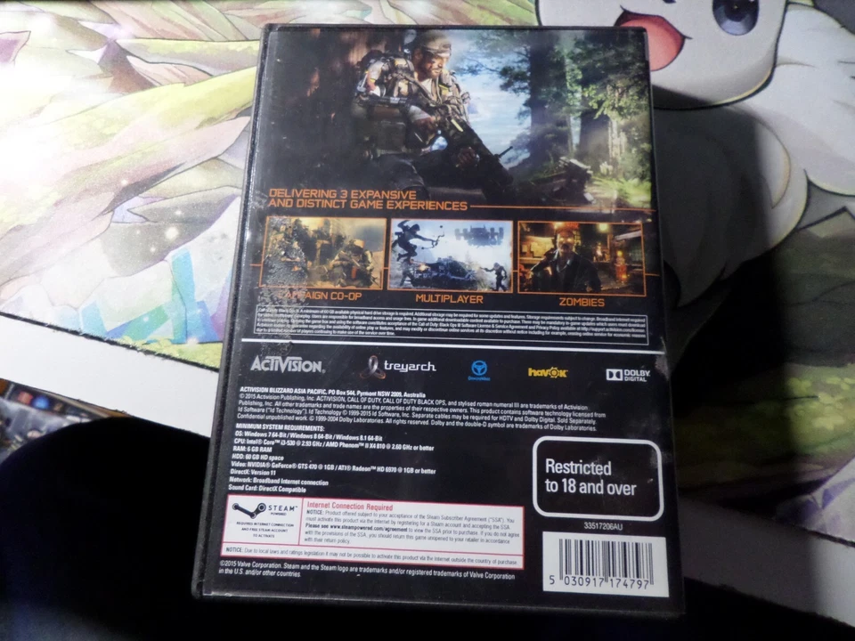 PC Call of Duty Black Ops - DVD ROM GAME - LIKE NEW - Image 2 of 4