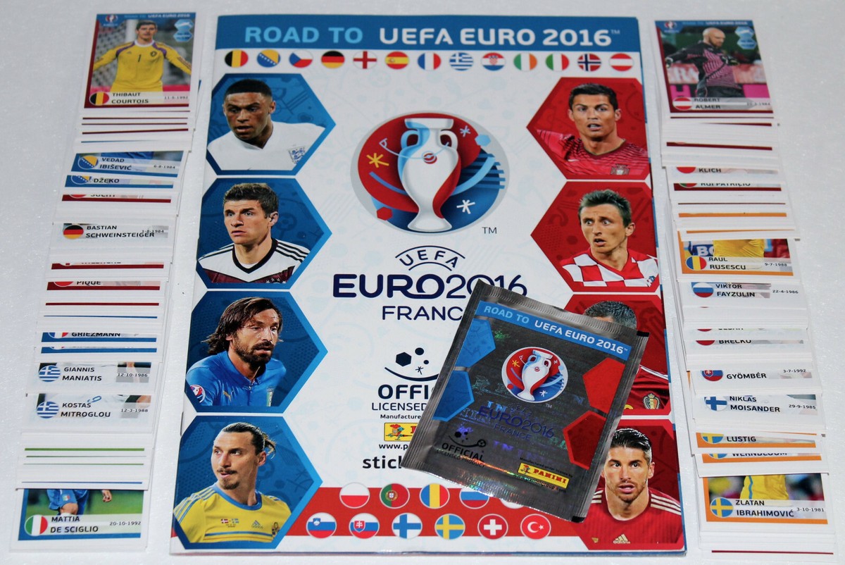 Panini Road to UEFA EURO 2016 France – Complete Sticker Set