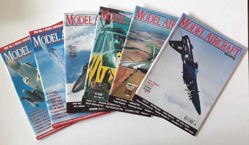 Lot Of Six  Model Aircraft Monthly Magazines. NEW CONDITION.  