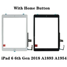 Touch Screen Panel Replace / Home Button For iPad 6 6th Gen 2018 A1893 A1954