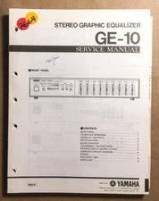 Yamaha GE-10 Graphic Equalizer  Service Manual *Original*