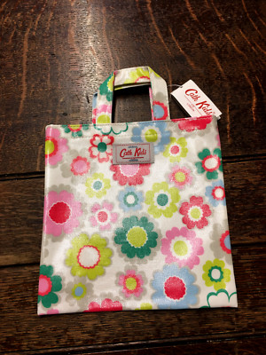 Cath Kidston Kinder elektrische Blumen Mini Tasche Buch Dekoration Einkaufstasche Brandneu mit Etikett