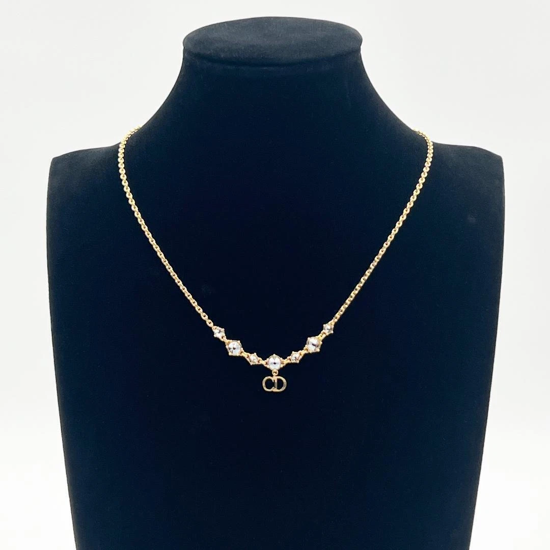 Christian Dior Crystal Claire D Lune Necklace | Rent Christian Dior jewelry  for $55/month - Join Switch