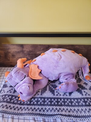 Figment Disney Parks Epcot Dream Friend Sleeping Dragon 31'' Plush  NWOT 