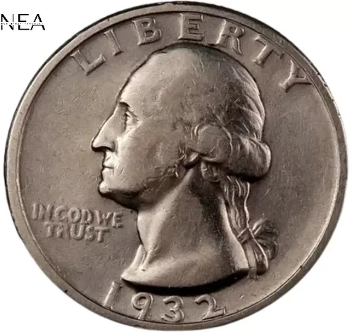 1932-D Washington Quarter ~ Extra Fine/Almost Uncirculated (XF/AU) ~ KEY DATE!