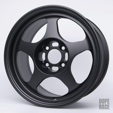 Rota Wheels Slip Stream - 15x8 40mm 4x100 67.1 Hub Satin Black Set Of 4 Rota Wheels Slip Stream - 15x8 40mm 4x100 67.1 Hub Satin Black Set Of 4