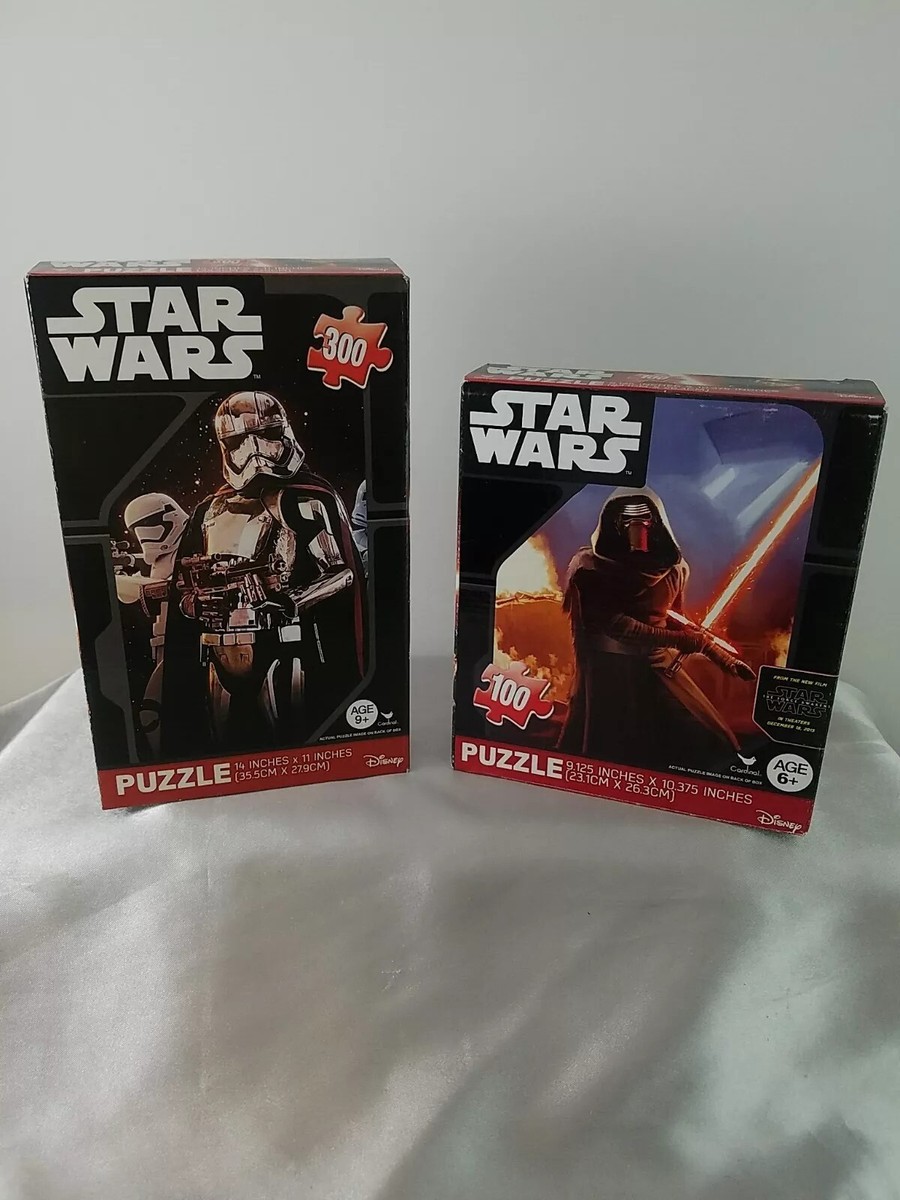 2 New Star Wars Puzzles ~ Kylo Ren 100pc & Captain Phasma