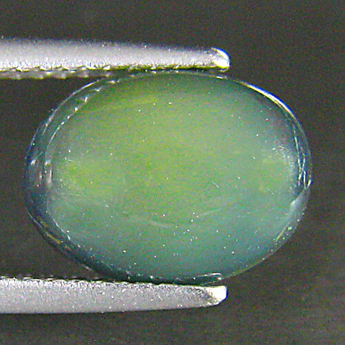 Opale Noire D'Ethiopie Welo 1,06 Ct - Pierre Ovale, Couleur Noire Opalescente, Neuf Sans Emballage