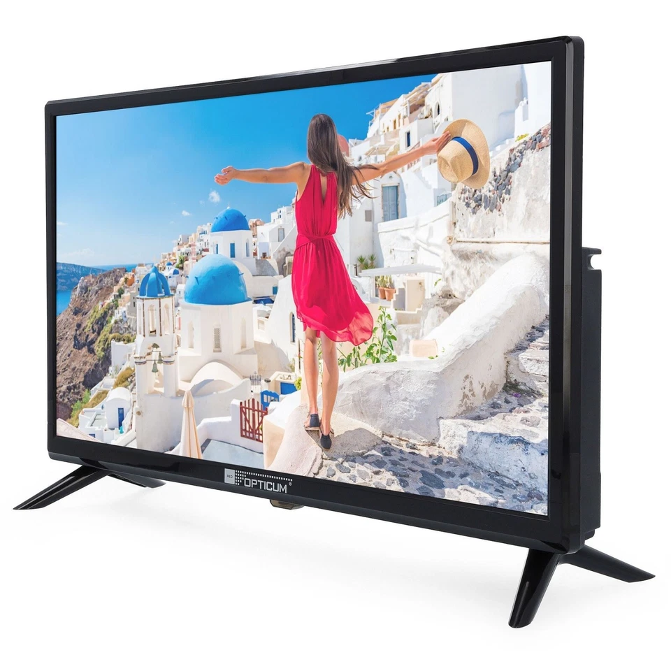 Wohnmobil Camping Fernseher LED TV 19 Zoll LCD DVB S S2 T2 C USB 12 V 230 Volt - Bild 2 von 4