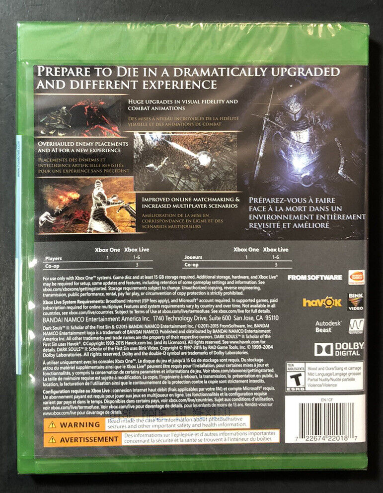 Dark Souls II: Scholar of the First Sin System Requirements