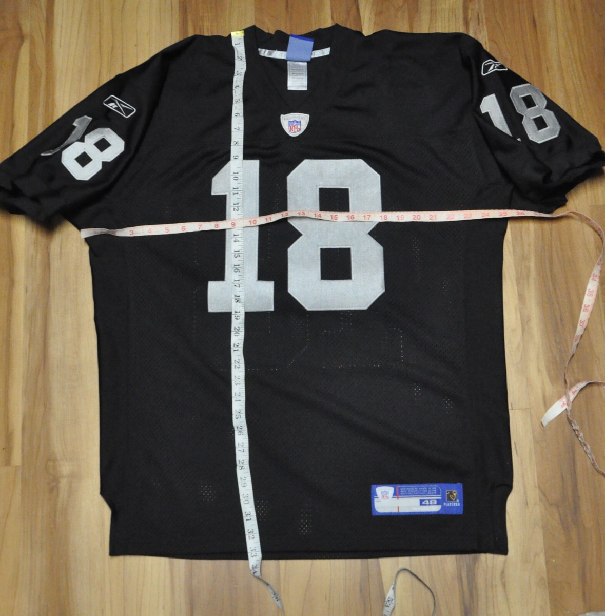 Randy Moss Oakland Raiders Reebok Jersey Authentic Black NFL