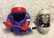 2004 Mighty Beanz Bodz S1: 268 Goalie Bean  Slapshot Bod Purple 