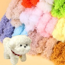 7-Piece DIY Coral Velvet Twisting Kit Ultra Dense Handicraft Material Knitt