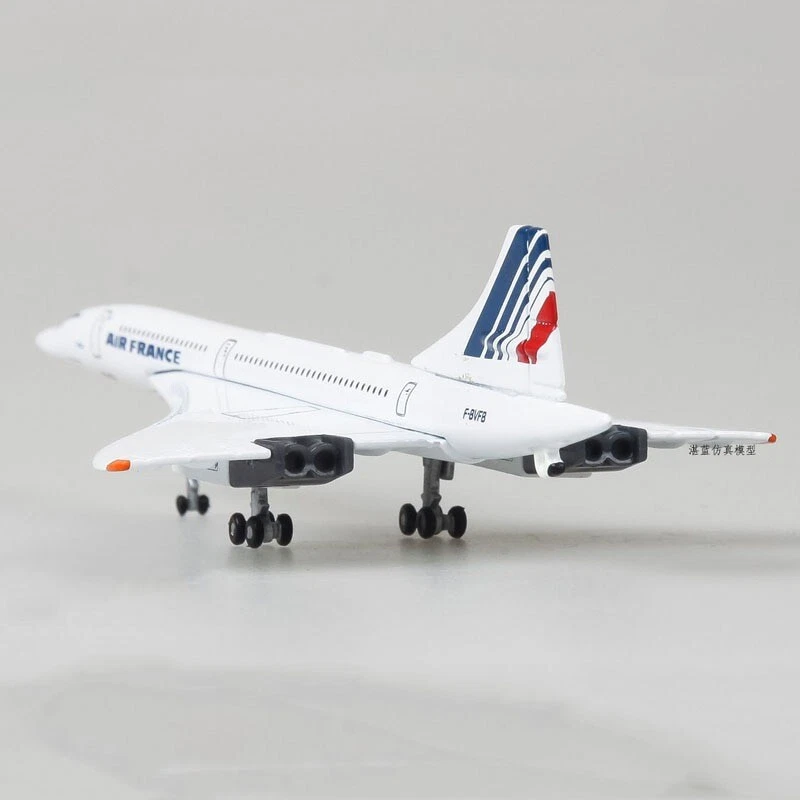 Modelo de avión Air France Concorde escala 1/400 juguete diecast colección 1976-2003 Foto 4 de 4