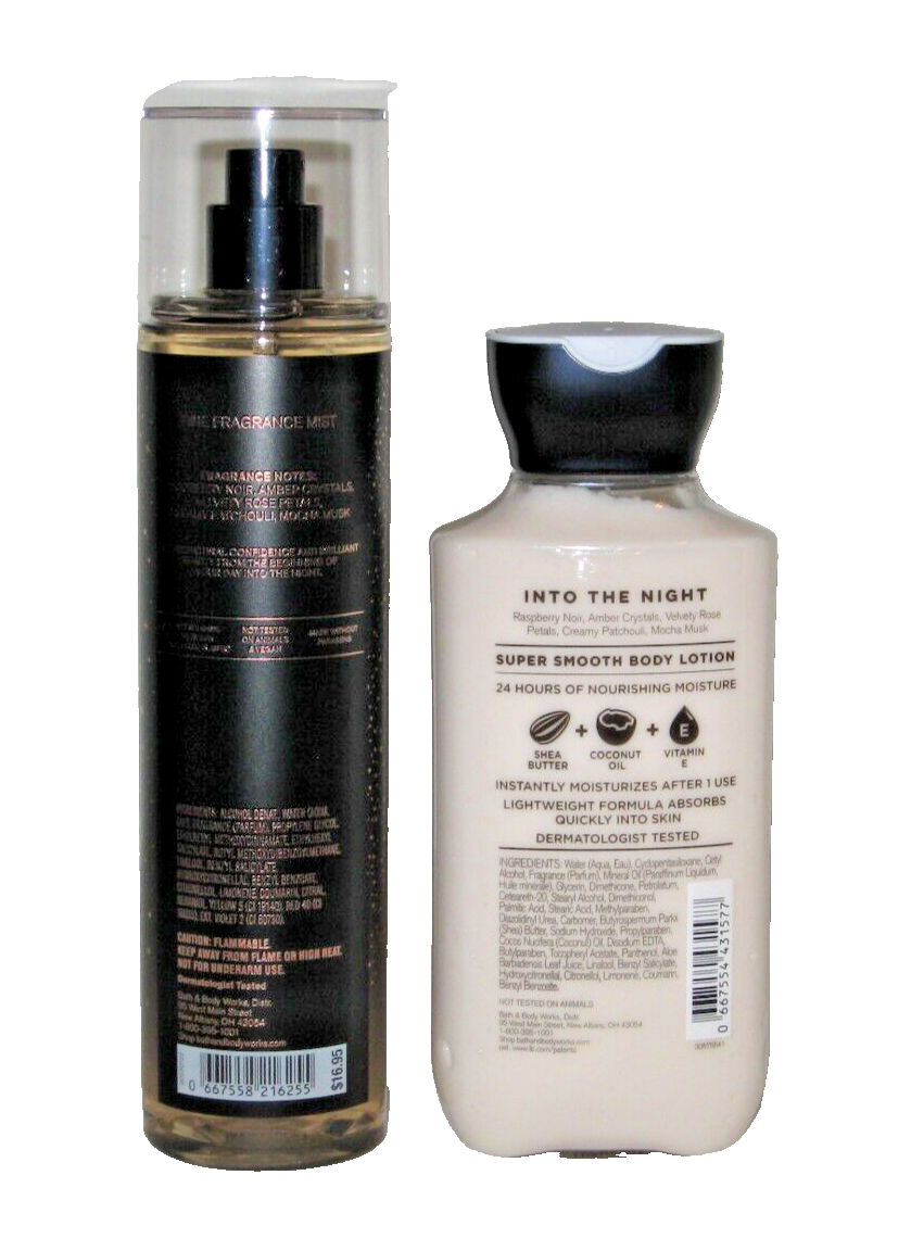Body Lotion Into The Night Bath And Body Works Ingredients Bath