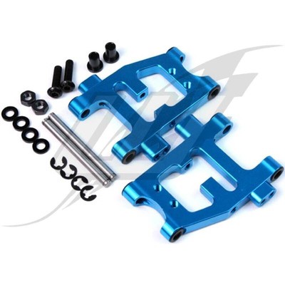 Braccetti Nocche Anteriori/Posteriori GPM Racing TA8021-B Blu Per Tamiya 1/10 TA08 PRO